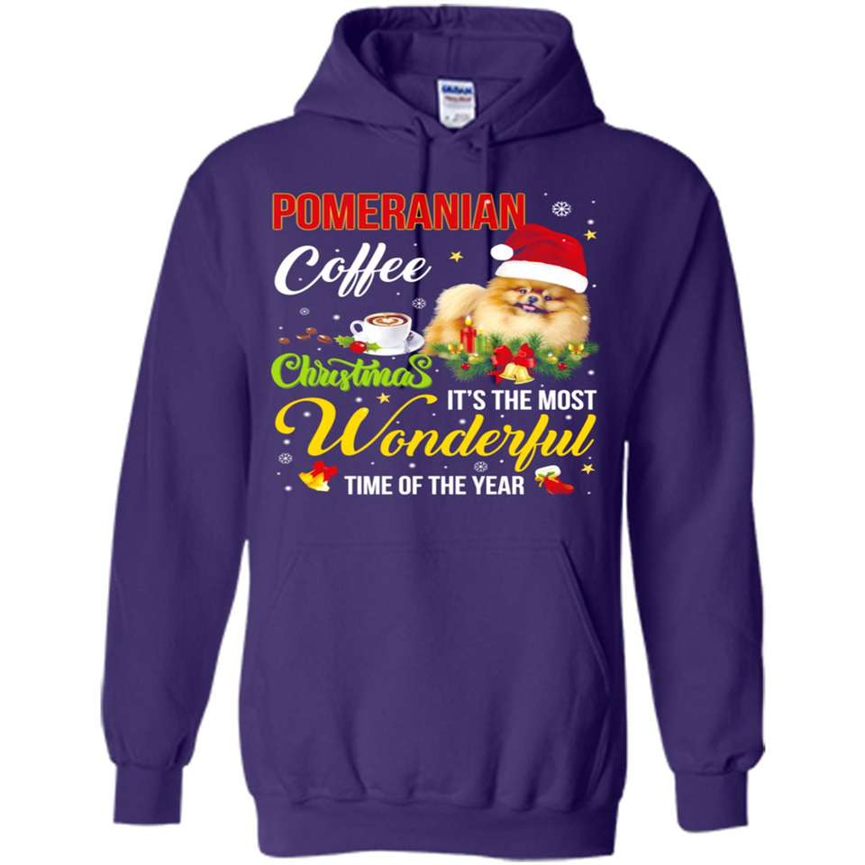 Pomeranian Coffee Wonderful Christmas