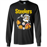 Grumpy Santa Claus Pittsburgh Steelers Football Team PINGPONG