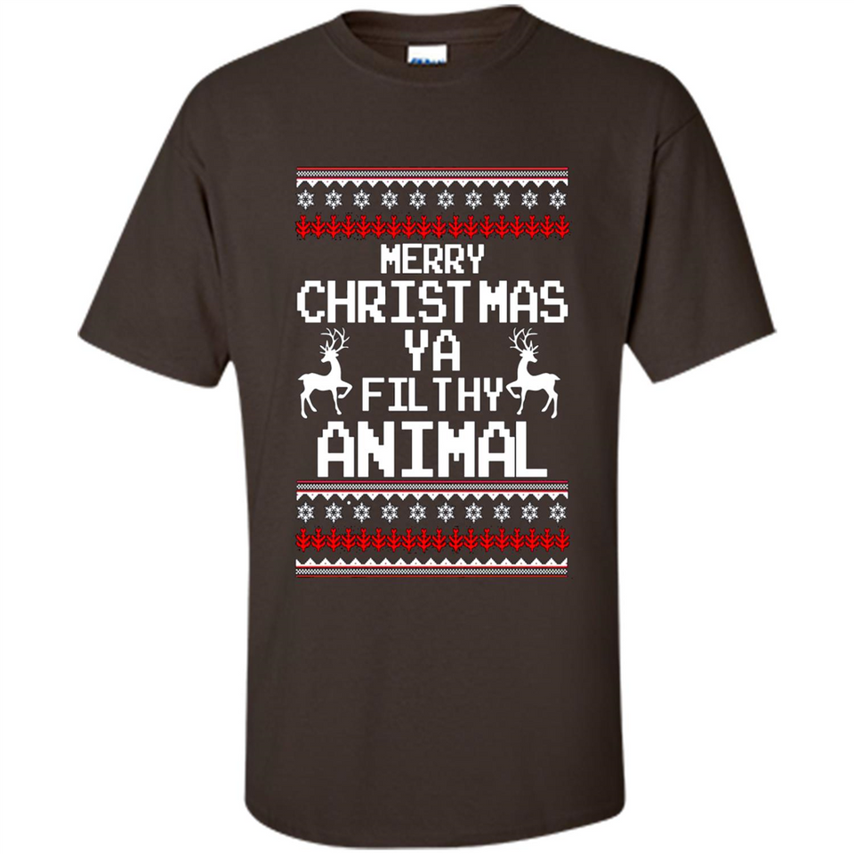 Merry Christmas ya filthy animal ulgy sweater PINGPONG