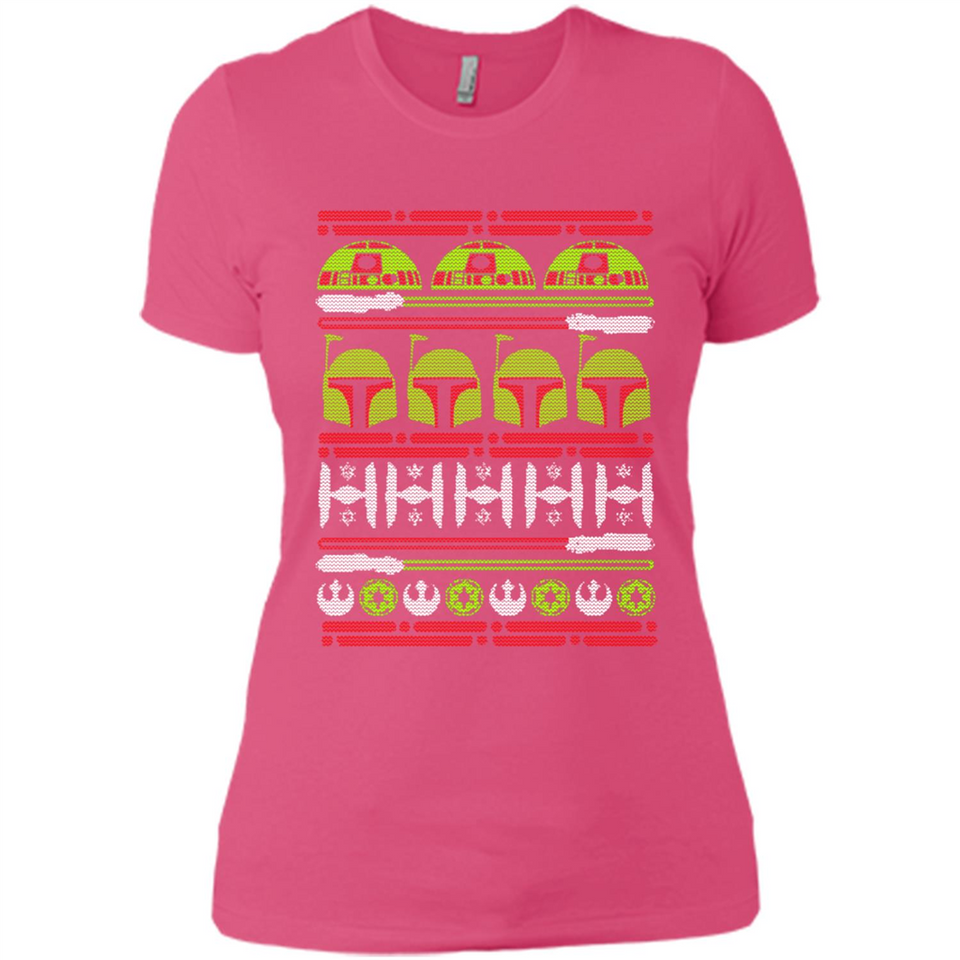 Star Wars - Boba Fett Christmas - Ladies' Boyfriend T-Shirt