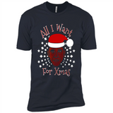 Obama All I Want For Xmas T Shirt PINGPONG - Premium Short Sleeve T-Shirt