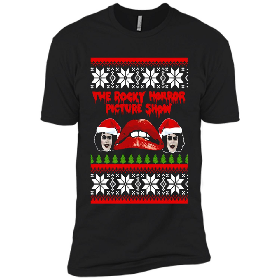 The Rocky Horror Picture Show Christmas sweater - Premium Short Sleeve T-Shirt