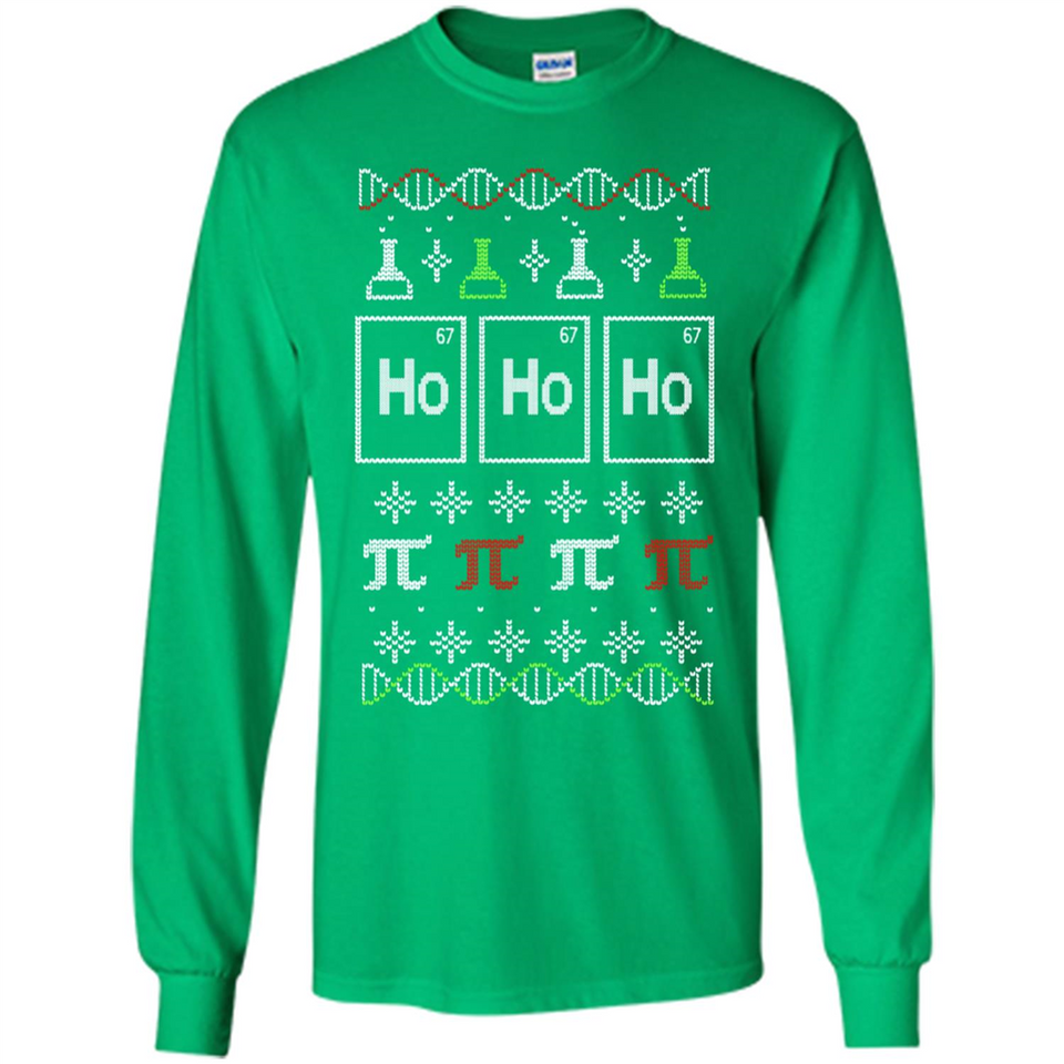 Scientific christmas ugly sweater - Long Sleeve T-Shirt