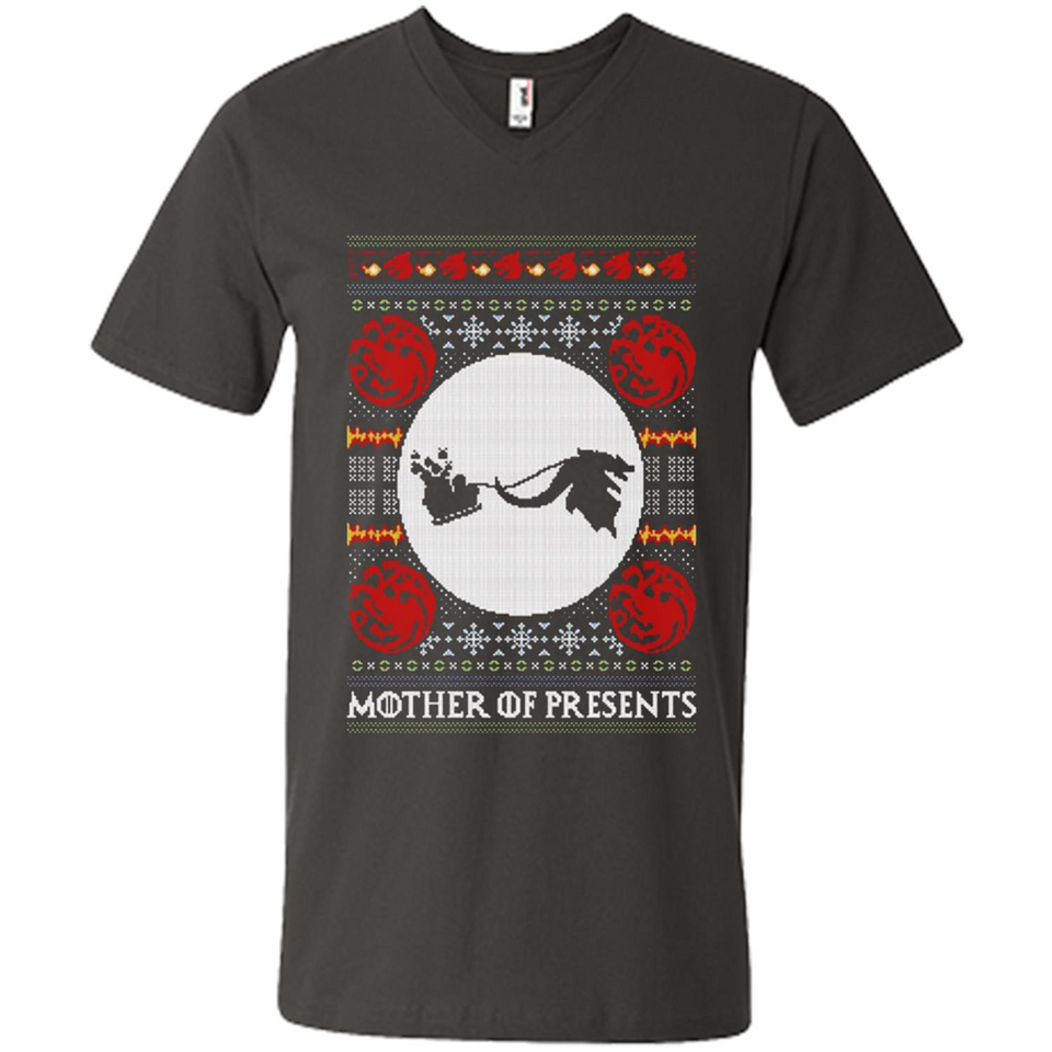 Mother Of Presents – Game of Thrones ugly christmas sweater - Men's V-Neck