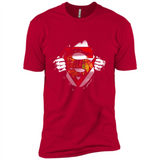 Chicago Blackhawks And Superman Fans - Premium Short Sleeve T-Shirt
