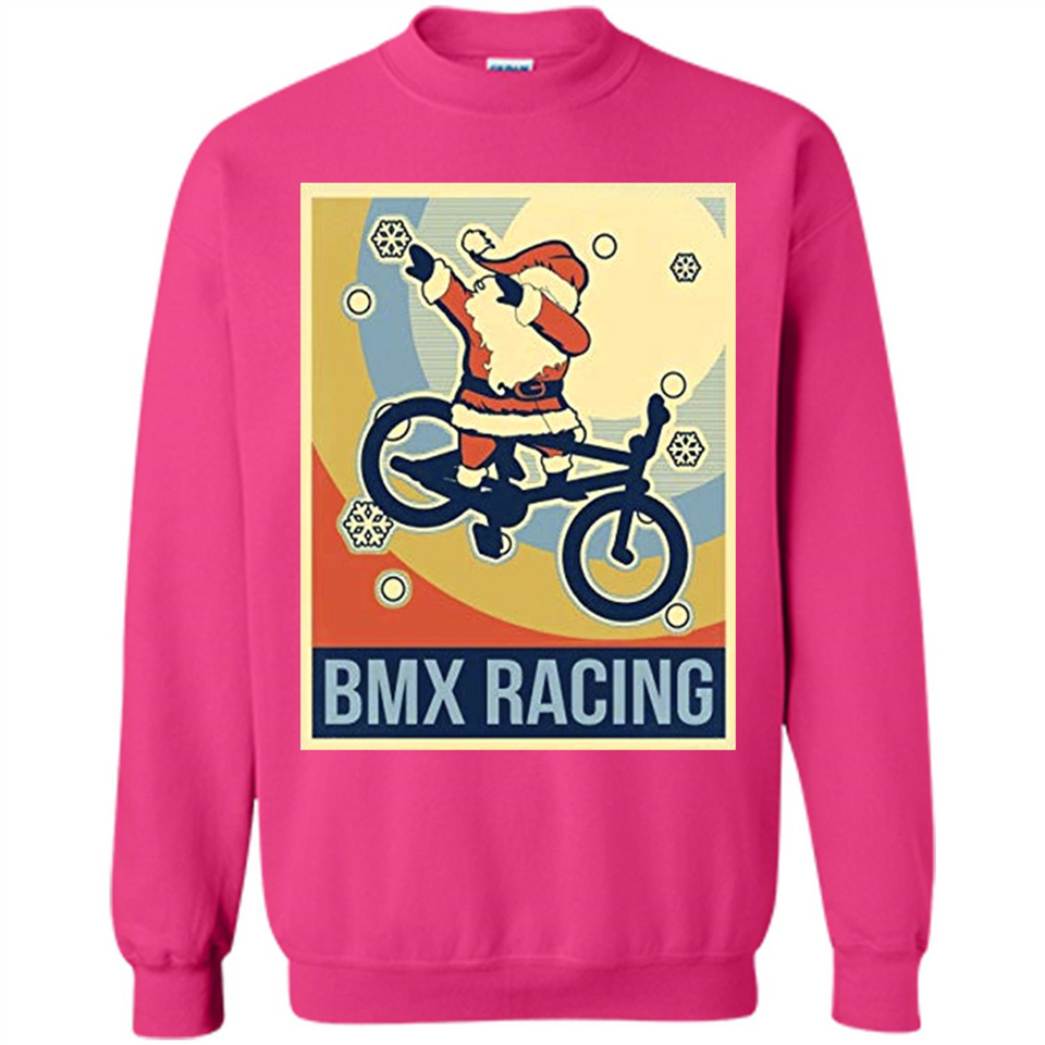 bmx racing dabbing Santa Christmas