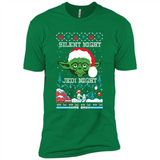 YODA SILENT NIGHT JEDI NIGHT CHRISTMAS UGLY SWEATER