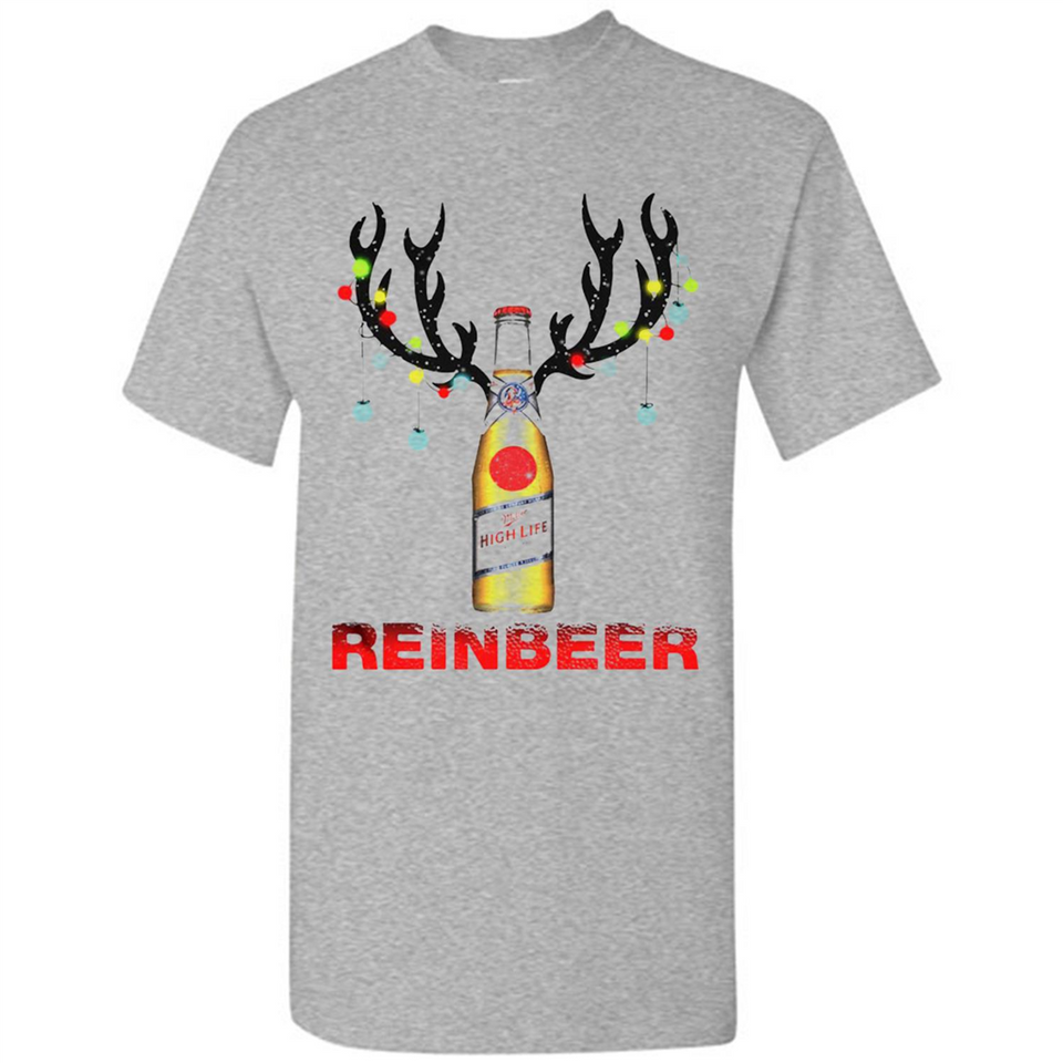 Miller High Life beer reinbeer Christmas - Shirt