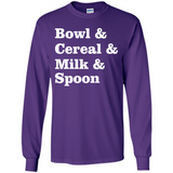 Tasty Cereal Recipe Bowl Milk Spoon