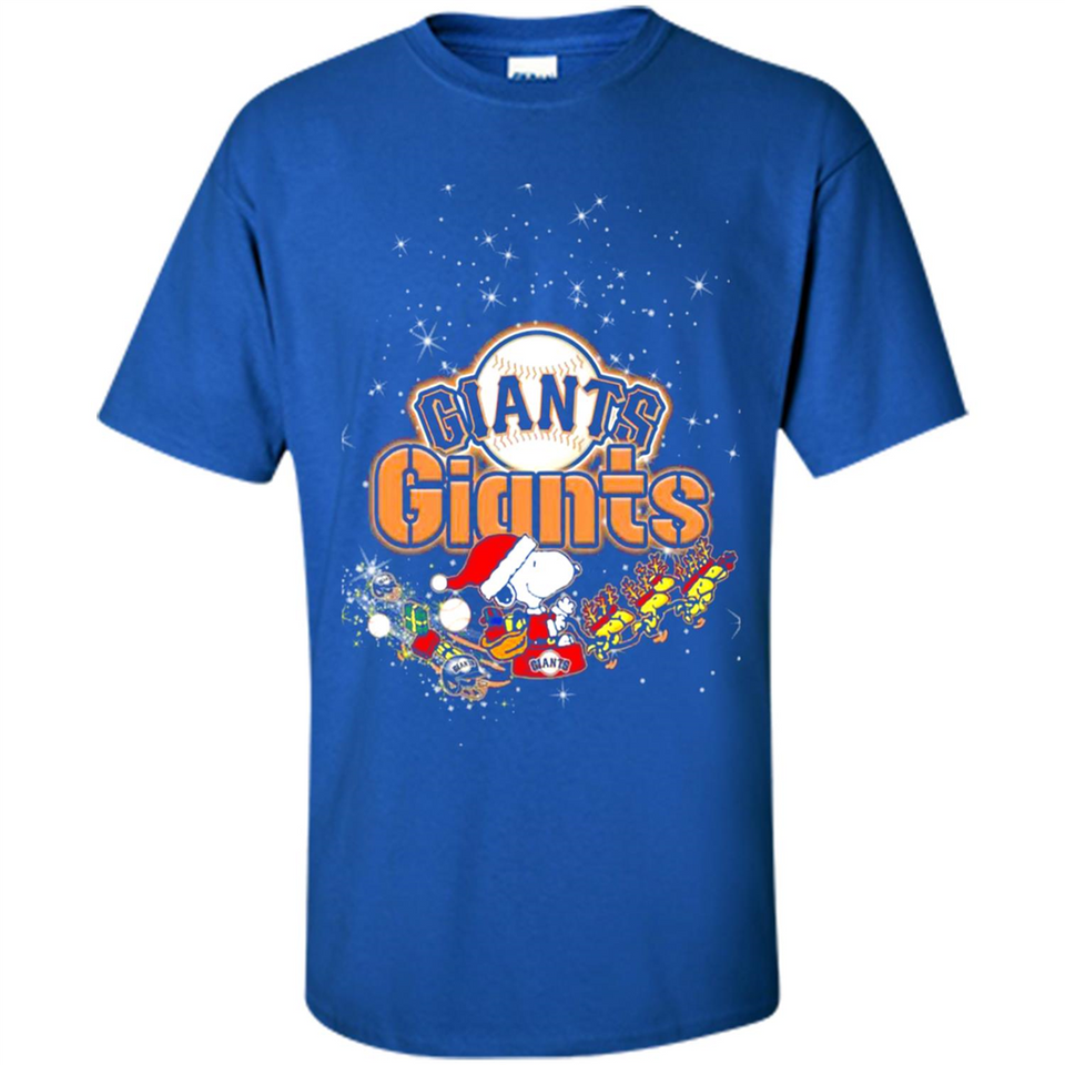 Snoopy Christmas San Francisco Giants - Shirt