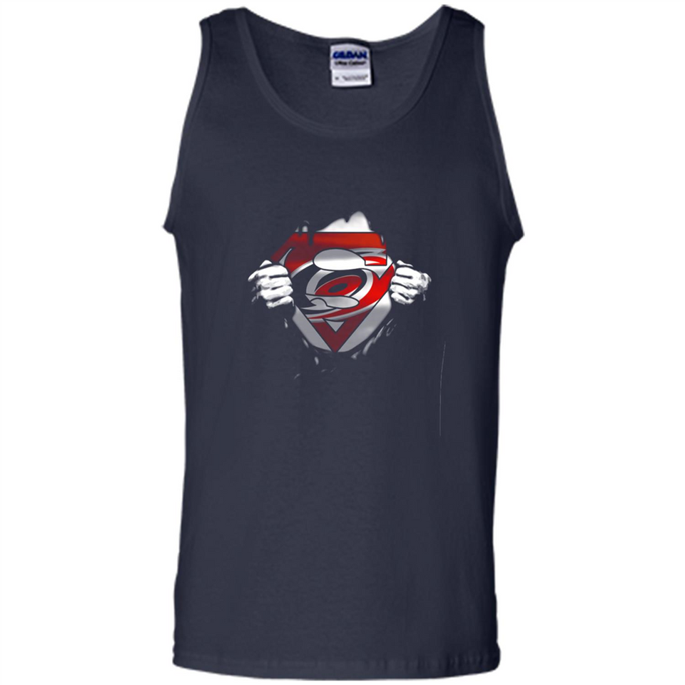 Carolina Hurricanes And Superman Fans - Tank Top