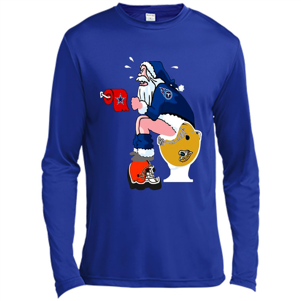Tennessee Titans Santa Claus Toilet