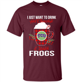 I Just Want To Drink Hot Chocolate & Watch TCU Horned Frogs Ugly Christmas Sweater PINGPONG