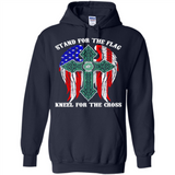 Dallas Stars - stand for the flag kneel for the cross