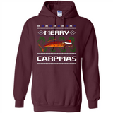 Santa Claus Carpmas Merry Carpmas Christmas Sweater PINGPONG - Hoodie