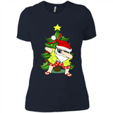 Dabbing Santa Christmas In July - Ladies' Boyfriend T-Shirt