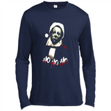 Santa Michael Myers Ho Ho Ho Merry Christmas Sweatshirt - Canvas Long Sleeve T-Shirt