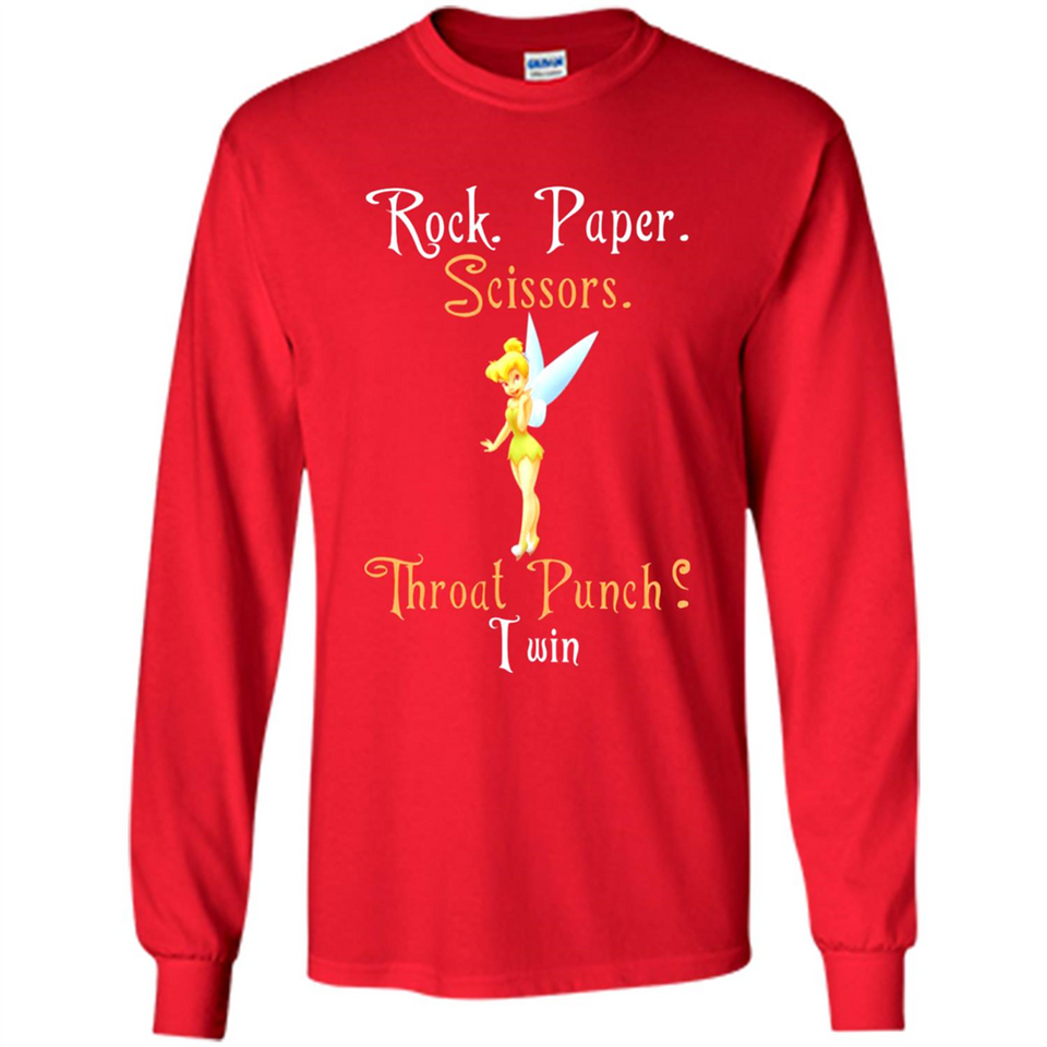 Tinker Bell Rock Paper Scissors Throat Punch I win PINGPONG