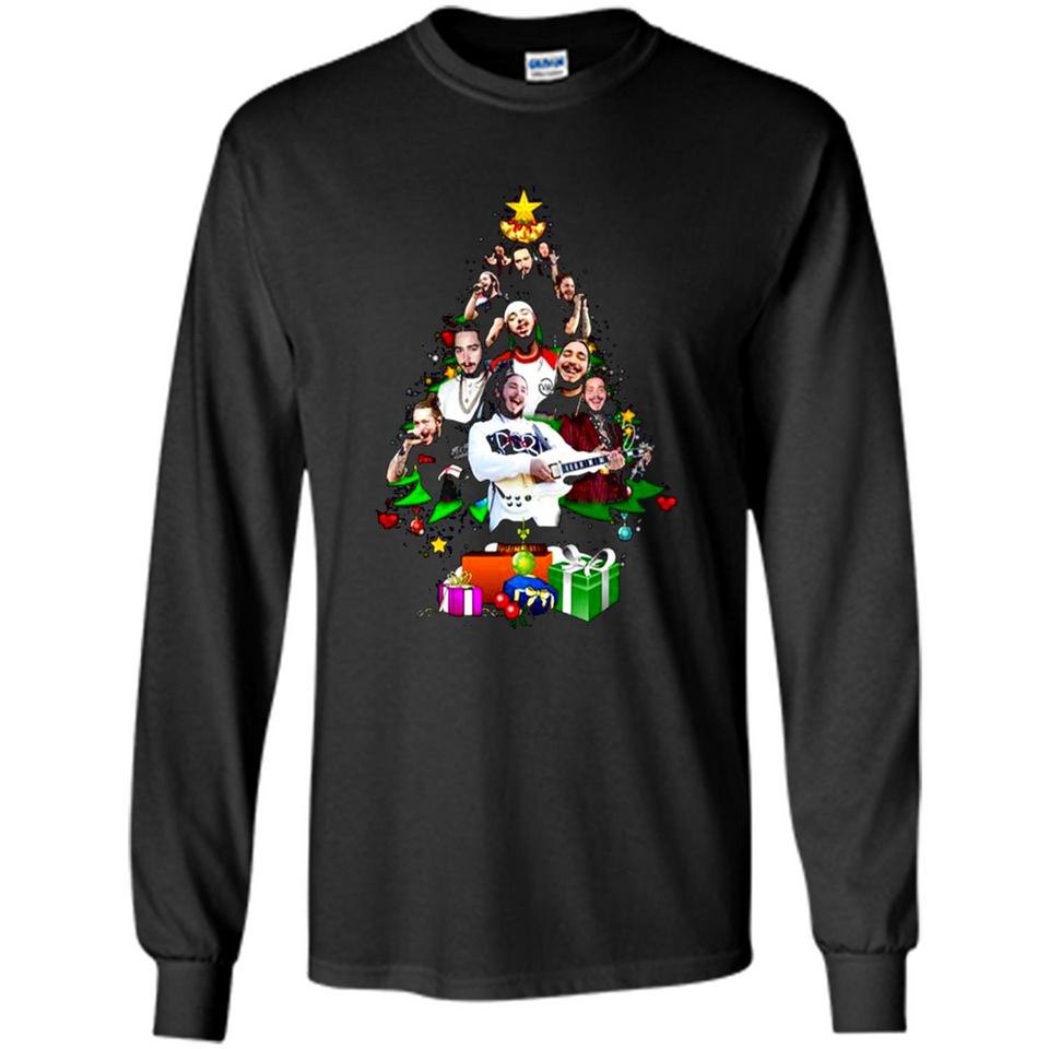 Post Malone Christmas Tree Sweater PINGPONG