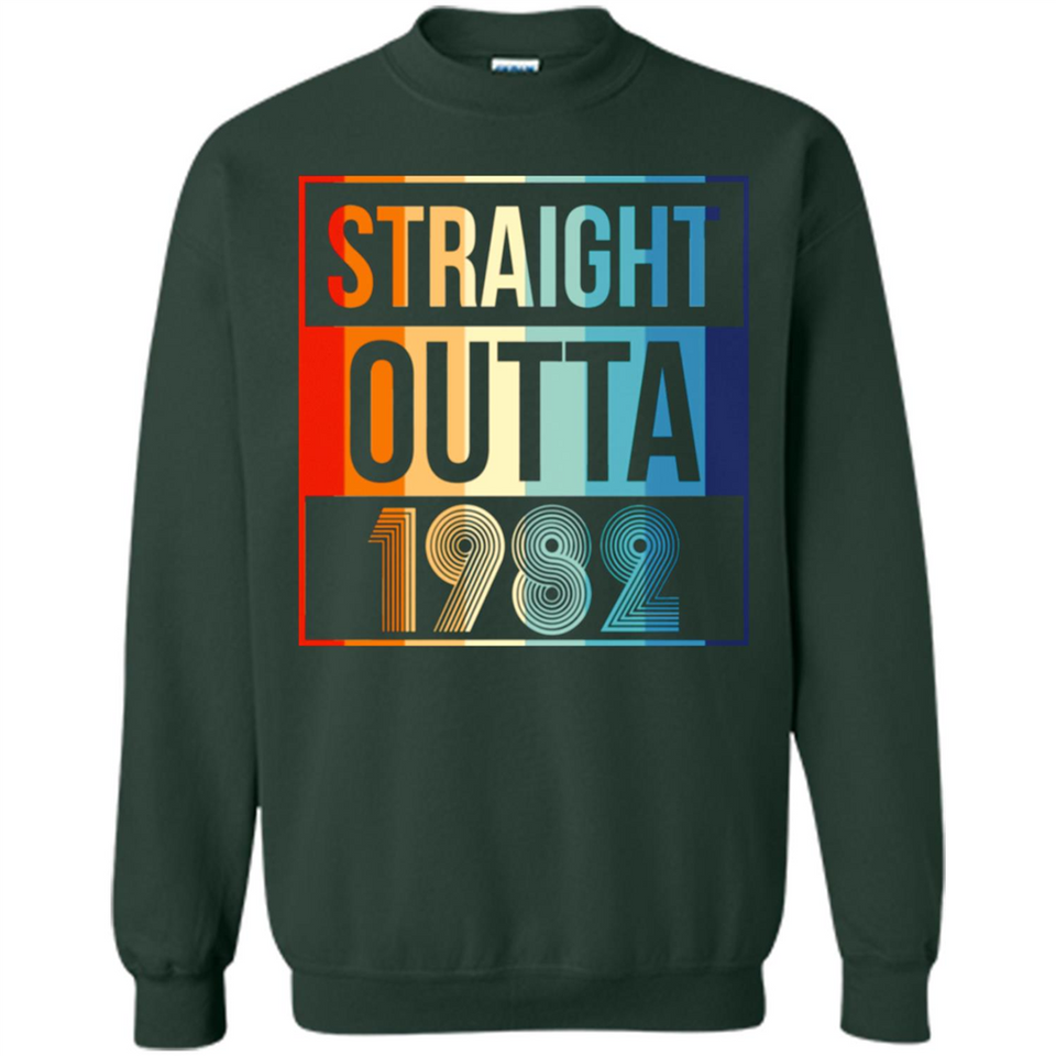 Retro Straight Outta 1982 36 Years Old - Sweatshirt