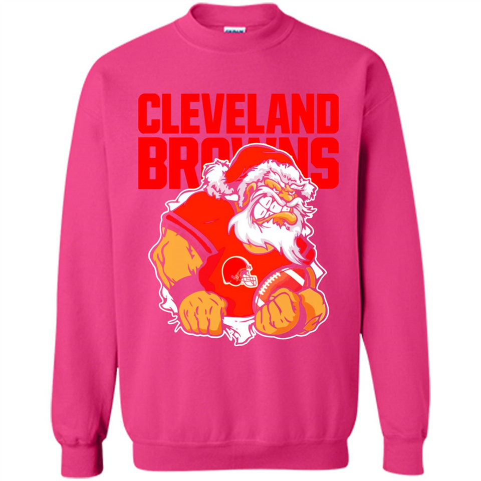 Grumpy Santa Claus Cleveland Browns Football Team PINGPONG