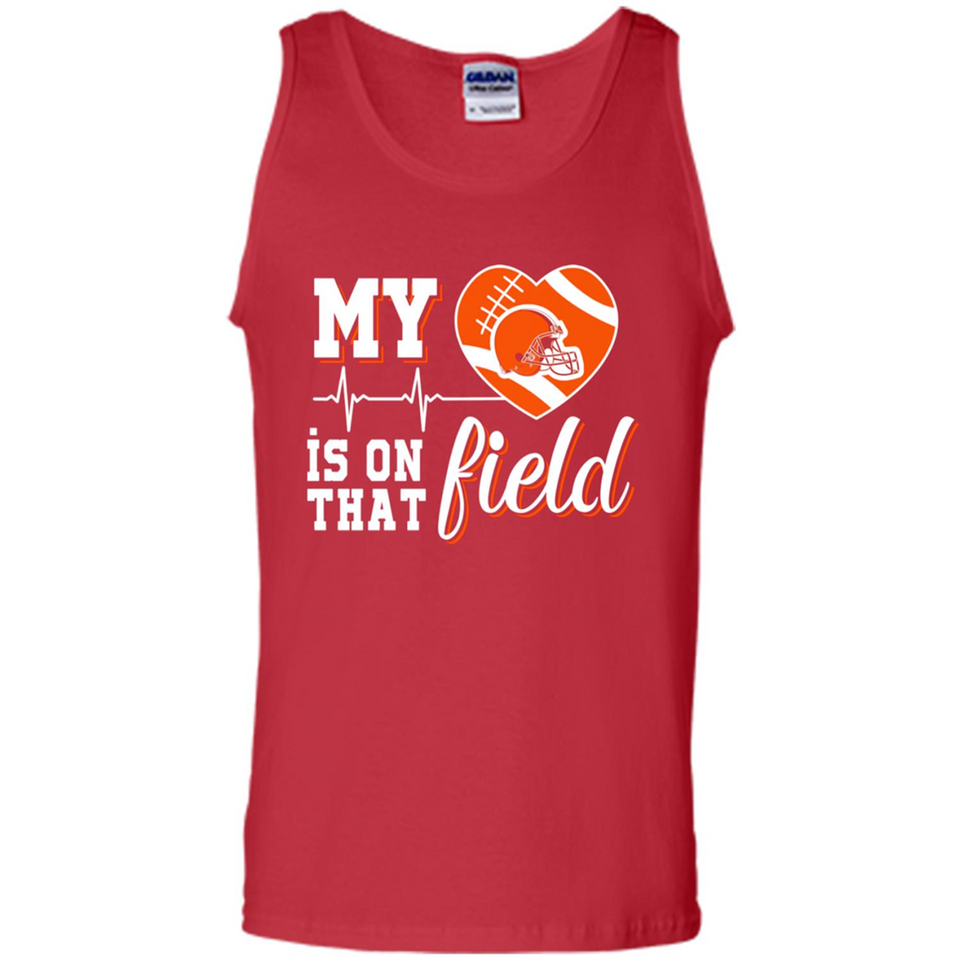 Cleveland Browns Football My Heart is on that Field - Tank Top