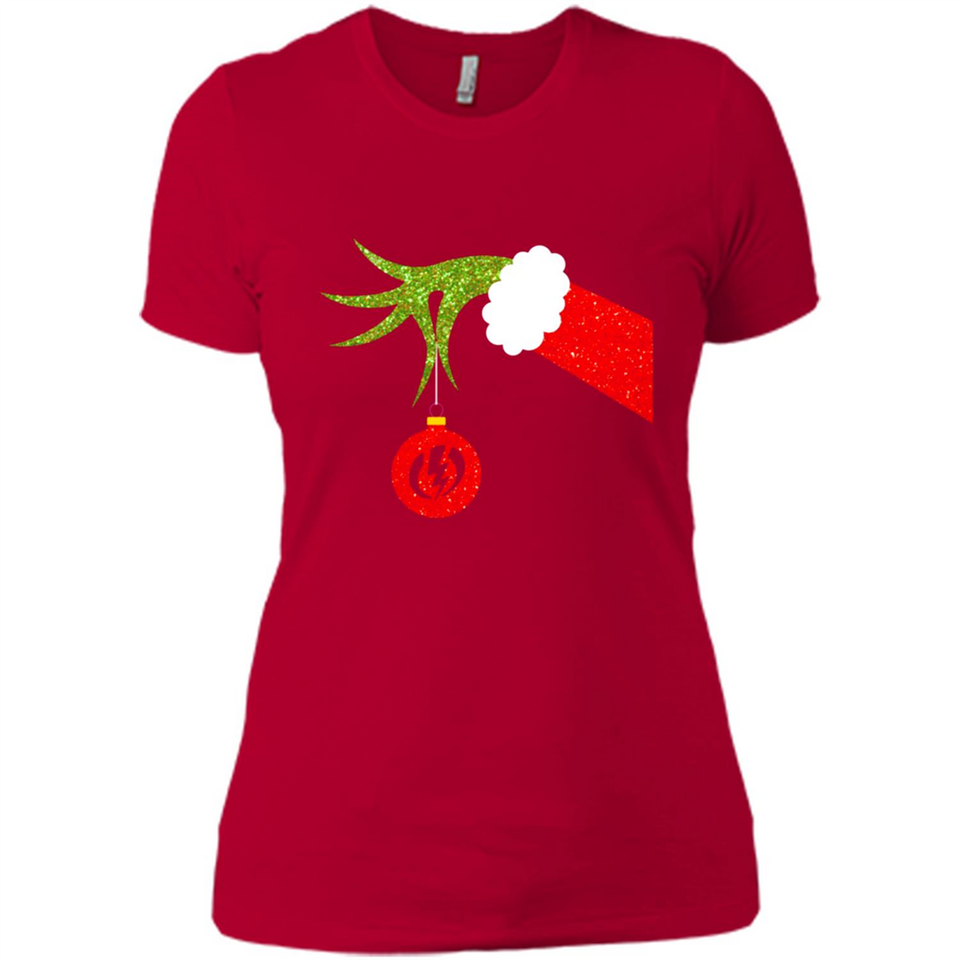 Funny Grinch Hand Holding Electric Ornament Christmas PING PONG