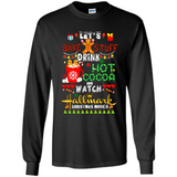 Let's Bake Stuff Drink Hot Cocoa Hallmark-Christmas Movies Sweatshirt PINGPONG