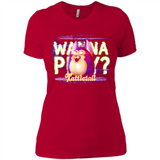 Wanna Play Tattletail - Ladies' Boyfriend T-Shirt