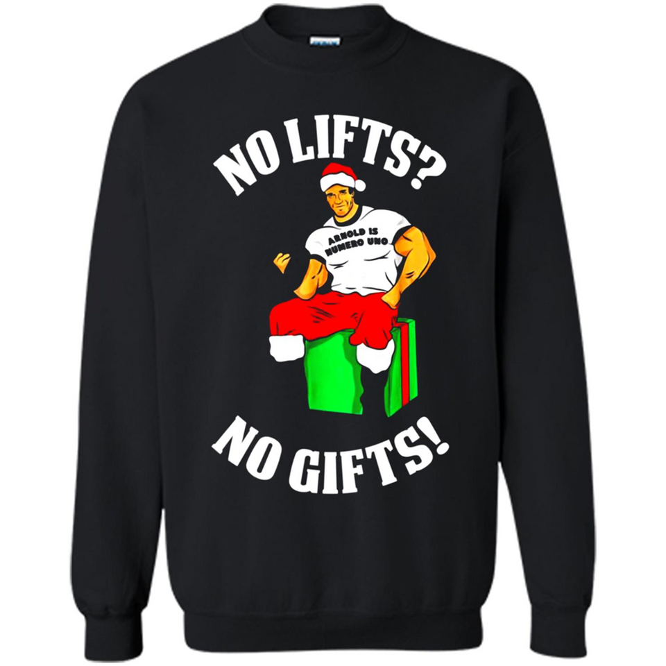 Arnold Is Numero Uno No Lifts No Gifts Christmas PINGPONG