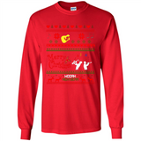 Music Ugly Christmas SweatShirt - Long Sleeve T-Shirt