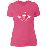 Brooklyn Nets And Superman Fans - Ladies' Boyfriend T-Shirt