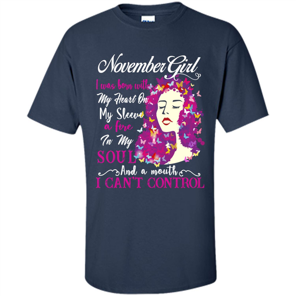 November Butterfly Girl - Shirt