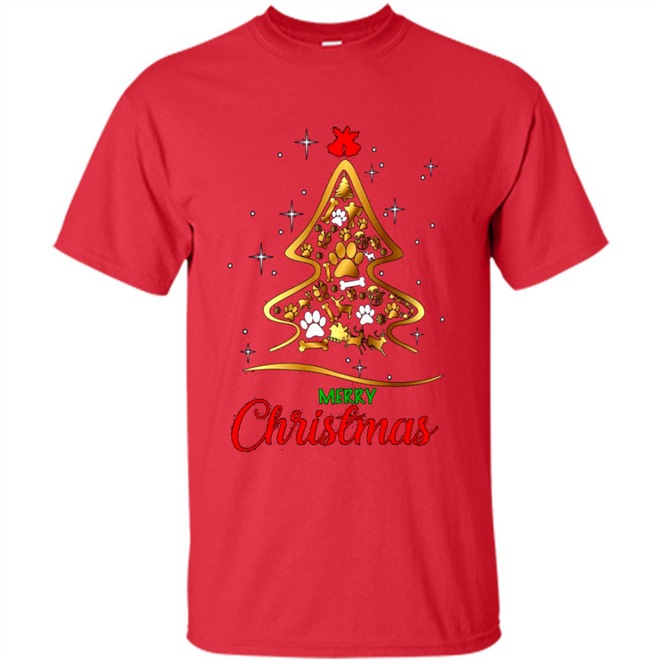 Merry Christmas Dogs Christmas Tree sweater PINGPONG