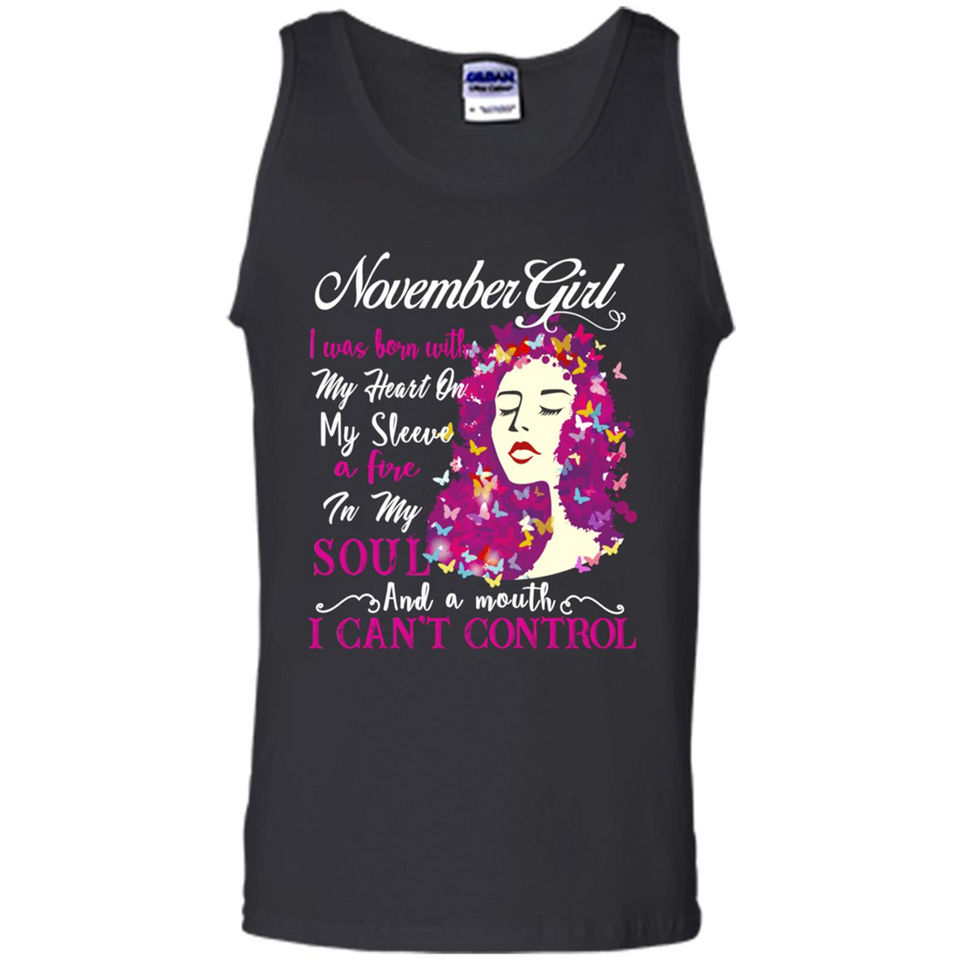 November Butterfly Girl - Tank Top