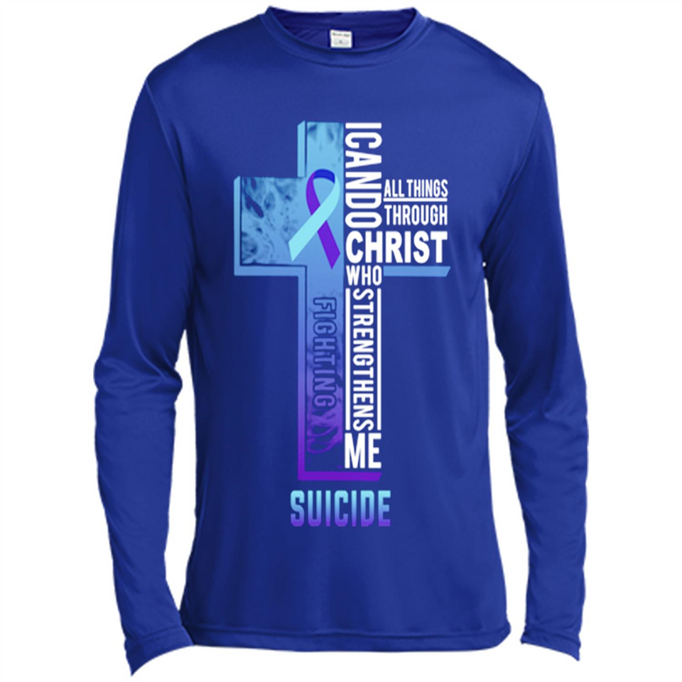 I can do all things through christ who strengthens me fighting Suici e Jesus