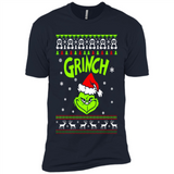 The Grinch Face Christmas - Premium Short Sleeve T-Shirt