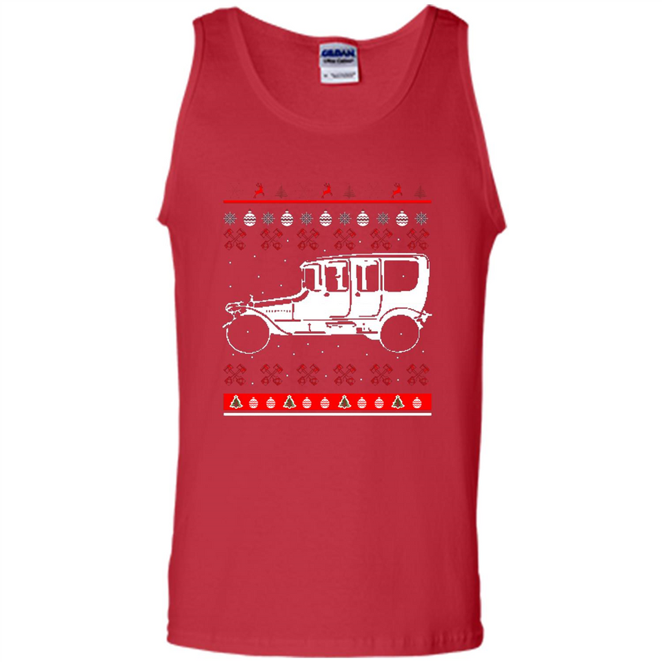 Christmas Ugly Sweater Automobile Ugly Christmas Sweater - Tank Top