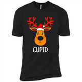 Cupid Santa Claus Funny Xmas Holiday T-Shirt - Premium Short Sleeve T-Shirt