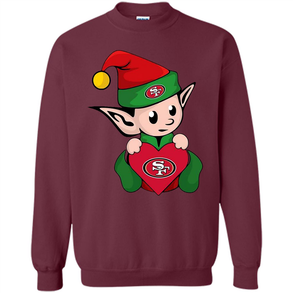 San Francisco 49ers ELF Elves Grinch Santa Claus