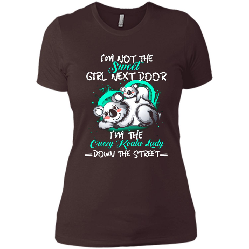 Koalas Down The Street T Shirt PINGPONG - Ladies' Boyfriend T-Shirt