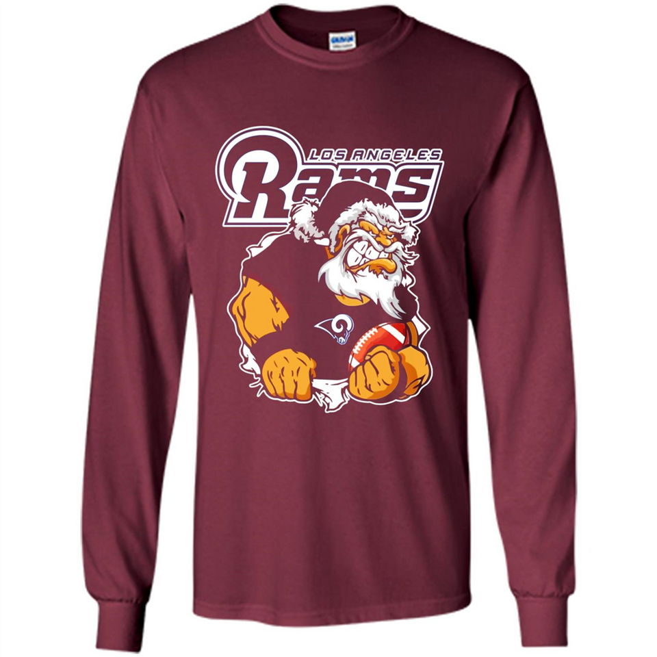 Grumpy Santa Claus Los Angeles Rams Football Team PINGPONG