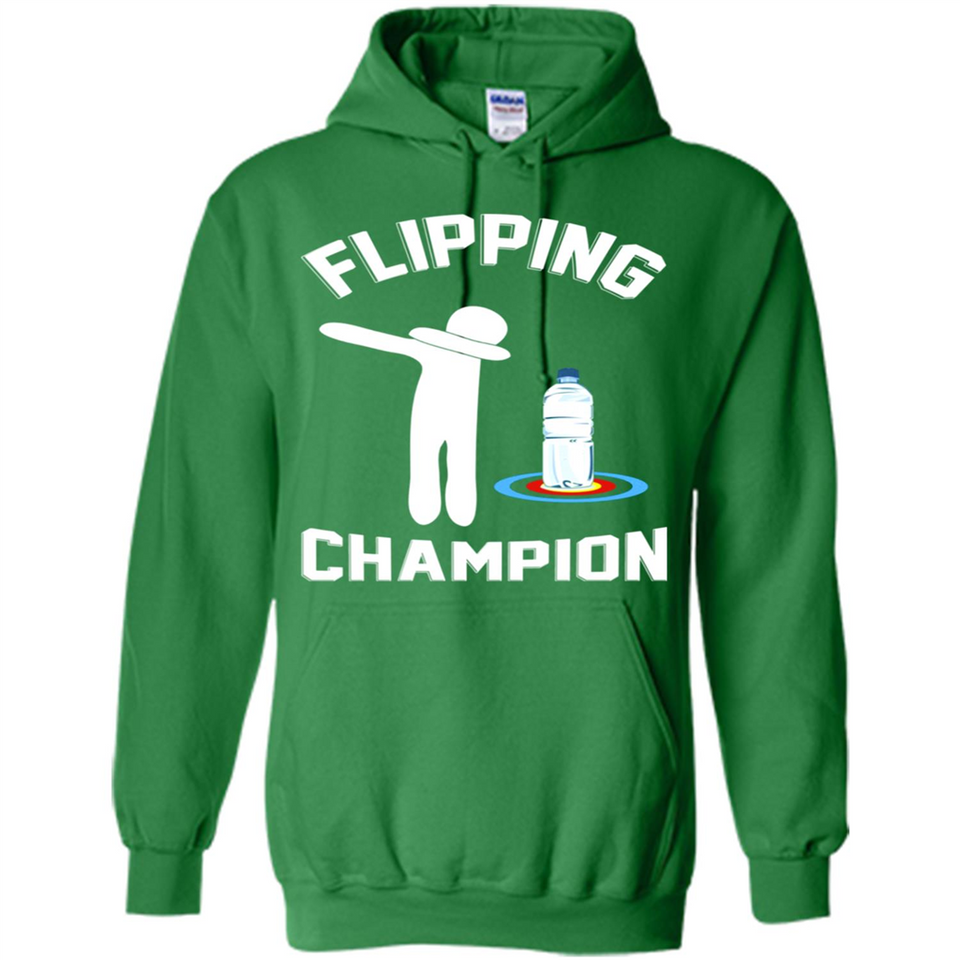 Water Bottle Flipping Tshirt Dabbing Flipping Champion - Hoodie