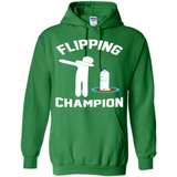 Water Bottle Flipping Tshirt Dabbing Flipping Champion - Hoodie