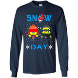 Snow Day Shirt For Cleveland Indians Vs Minion Fans pingpong