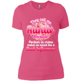They Call Me Auntie Flower - Ladies' Boyfriend T-Shirt