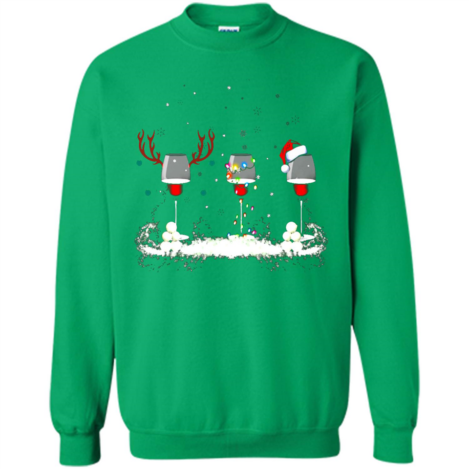 Christmas Red Wine - Merry Xmas T-Shirt - Sweatshirt