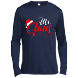 Mr. Claus Santa Claus Merry Xmas T-Shirt - Canvas Long Sleeve T-Shirt