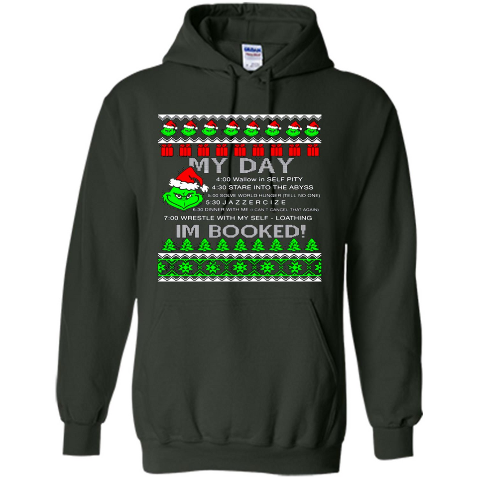 Mr Grinch my day I’m booked Christmas sweater PINGPONG