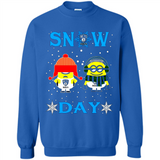 Snow Day Shirt For Brooklyn Nets Vs Minion Fans pingpong